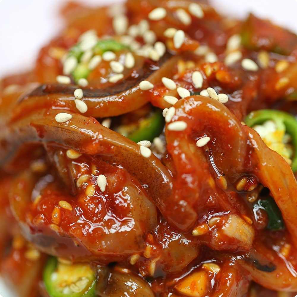 [소래] 풍부한 재료로 집에서 만든 오징어젓갈, 따로 살 수도 있어요